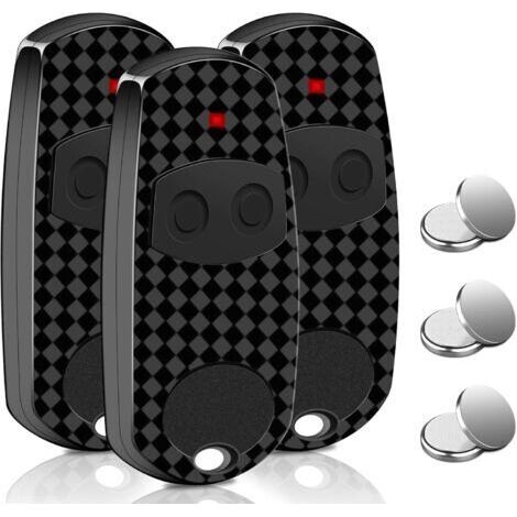 3pcs Telecommande Pour Came 433,92 Mhz Top 432ee, 2 Canaux Telecommande Portail Compatible Avec Came Top-432ee/ Ev/na