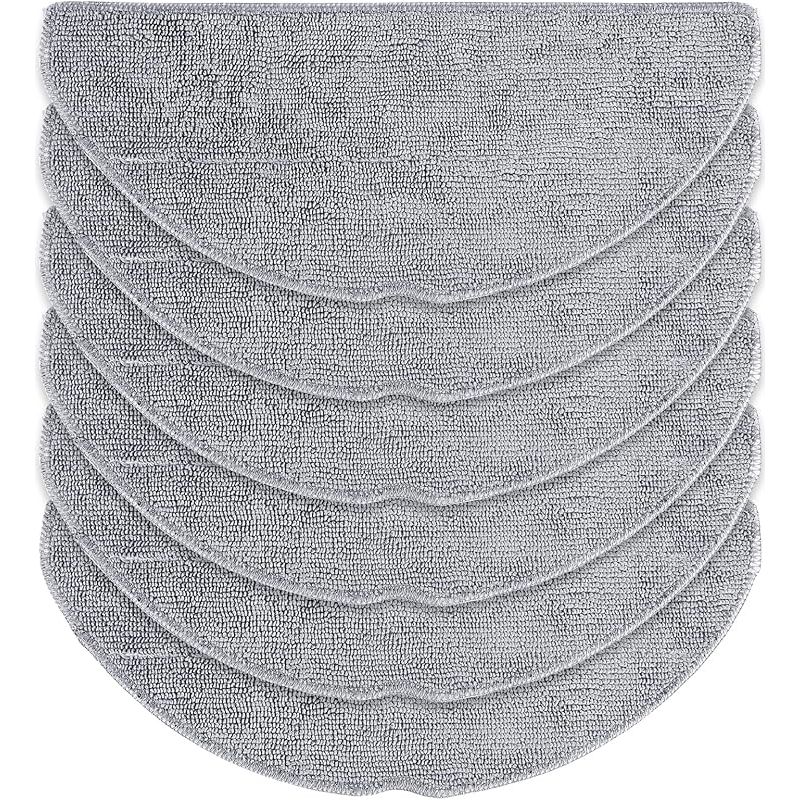 Forehill 6er-pack Wischmopp-pads Für Roborock Q7 M5/m5+, Q7 L5/l5+ Saugroboter, Wiederverwendbare Und Waschbare Reinigungstücher