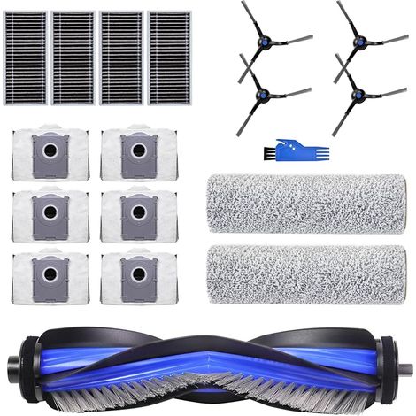 Zubehör Für Den Ecovacs Deebot X8 Pro Omni/x8 Omni Staubsauger: 1 Hauptbürste, 2 Vorderbürstenwalzen, 4 Seitenbürsten, 4 Hepa-filter, 6 Staubbeutel, 1 Reinigungswerkzeug