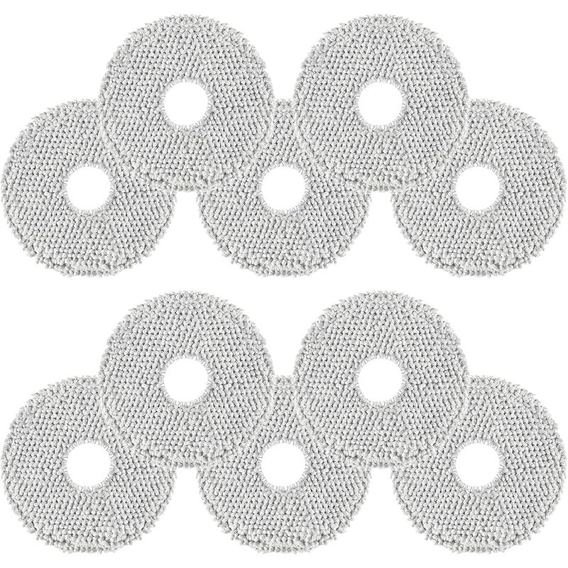 Forehill 10er-pack Wischmopp-pads Für Dreame L10s Ultra Gen 2, L10 Ultra, L20 Ultra, L10s Pro Ultra Heat, Xiaomi X10+, Kompatibel Mit Ecovacs Deebot T30 Omni, Weiche Mikrofaser, Waschbar Und Wiederver