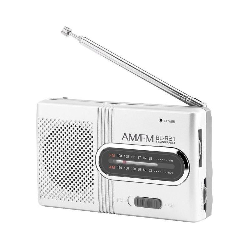 Tragbares Am/fm-radio, Universeller Stereo-lautsprecher-musikplayer, Mini-radio Mit Teleskopantenne - Hen
