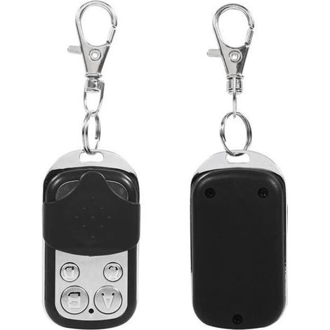 Télécommande Universelle - Pou - Hb17306 - 4 Canaux - 433 Mhz - Noir