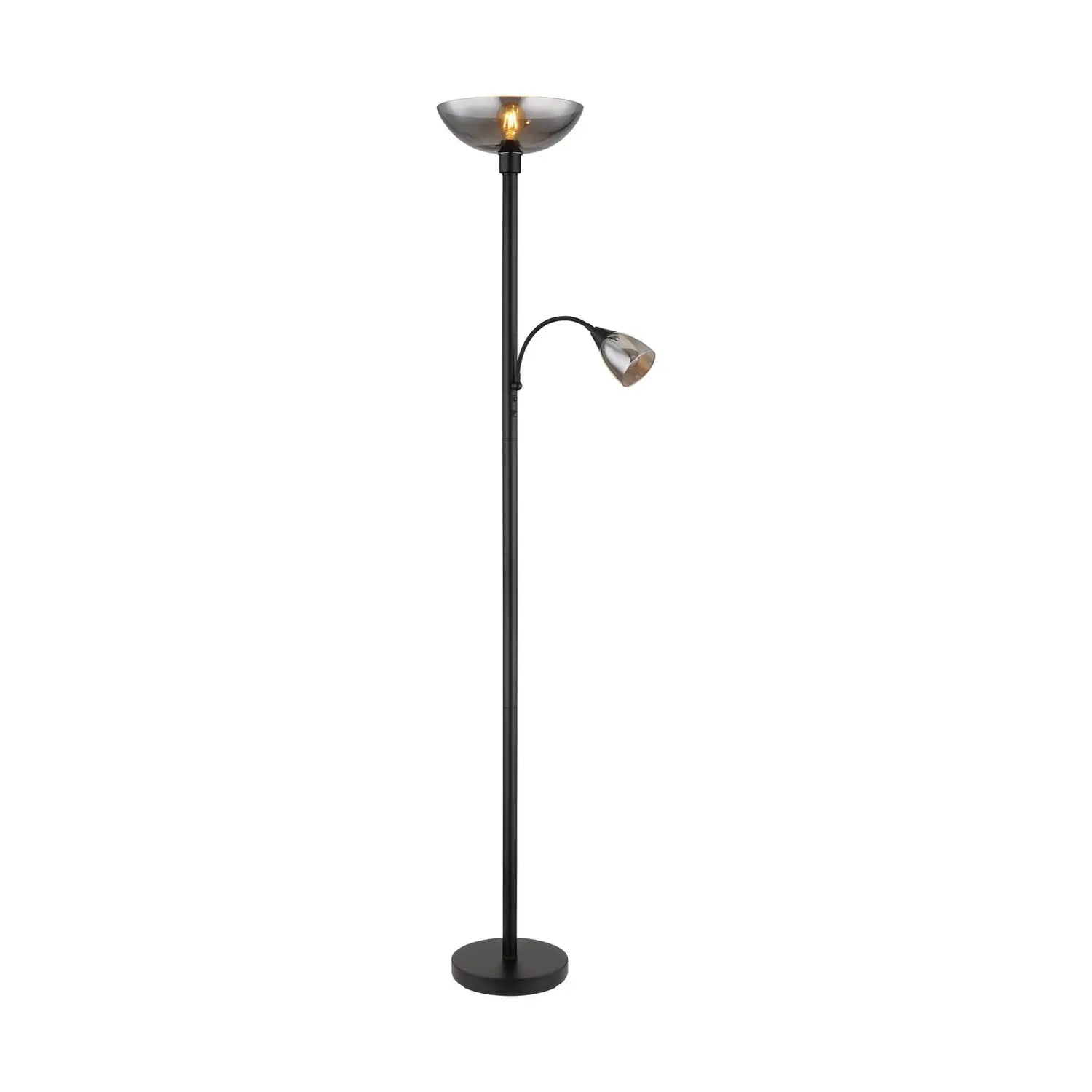 [gebraucht] B-ware Globo Stehlampe Stehleuchte Blade Schwarz Leselampe Fluter Schalter E27 Led
