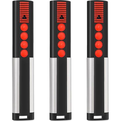 Bardusch Lot De 3 Émetteurs Portatifs De Rechange Pour Somm-4020v000, Télécommande De Porte De Garage 4 Canaux 868,8 Mhz, Compatible Avec Motorisation De Portail Sommer