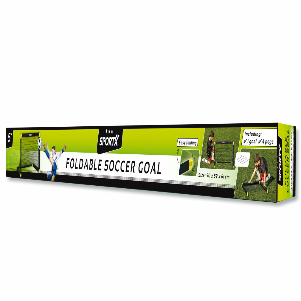 Sportx Faltbares Fußballtor 90×59×61 Cm