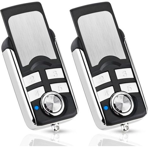 Bardusch Telecommande Universelle Portail2 Pack Télécommande Émetteur Manuel Remplacement Pour Hormann Hse4-868-bs, Hse2-868-bs, Hs4-868-bs, Compatible Avec Hormann Bisecur Supramatic Promatic Opérate