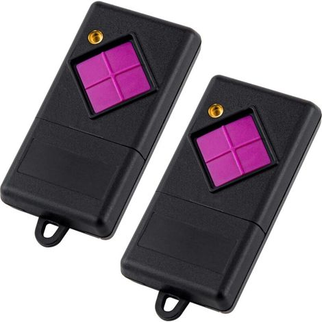 2 Pièces Télécommande De Porte De Garage Pour Dickert Mahs433-01, Mahs433-04, S10-433a1l00, S5-433a2l00, Compatible Avec Dickert 433.92mhz Dip-switch Garage À Distance