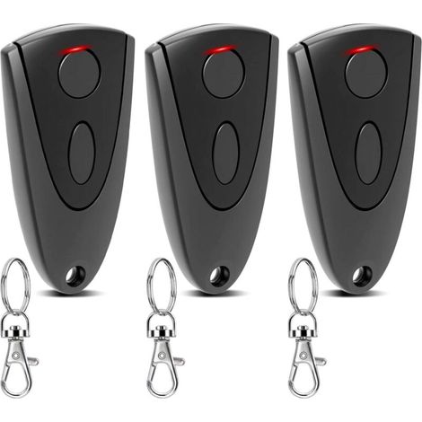 Bardusch Lot De 3 Émetteurs Portatifs Pour Porte De Garage Novoferm - 433,92 Mhz - Télécommande 2 Canaux - Pour Novotron 502/504/512/514