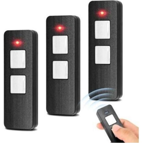 Télécommande Portail 868mhz Somloq2 Compatible 4 Canaux Porte De Garage Lot De 3