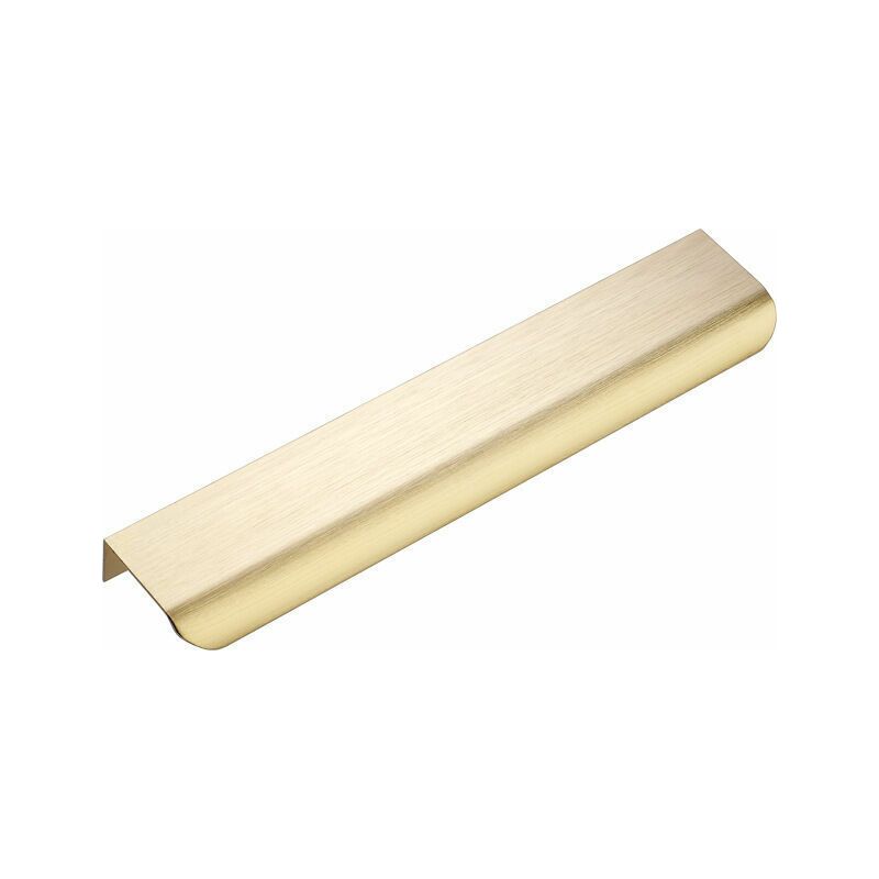 Set Mit 5 Goldenen Möbelgriffen – Goldene Küchenmöbelgriffe – Goldene Profilgriffe – Schubladengriffe Aus Gebürstetem Messing In Aluminiumlegierung, 128 Mm Lochabstand, 150 Mm Länge