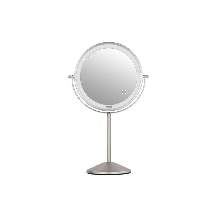 Miroir Haepi Bella - Standspiegel Mit Doppelter Vergrößerung Und Beleuchtet, Wiederaufladbar