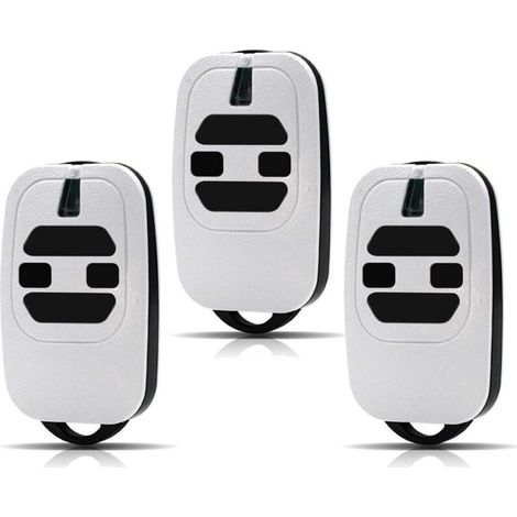Bardusch Telecommande Portail 433,92mhz Compatible Avec Dea Gti2/4, Gt2/4, Mio Tr2/4, Mio Tr2n/4n Télécommande Pour Porte De Garage (lot De 3)