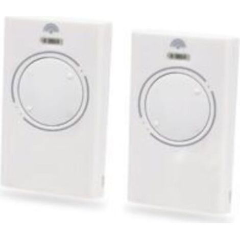 Bardusch-2 Pièces Telecommande Porte De Émetteur De Garage 868mhz,telecommande Portail 2 Canaux Compatible Avec Xt4 868 Slh Lr, Xt4 868 Slh, Xt2 868 Slh Lr, Xt2 868 Slh（white）