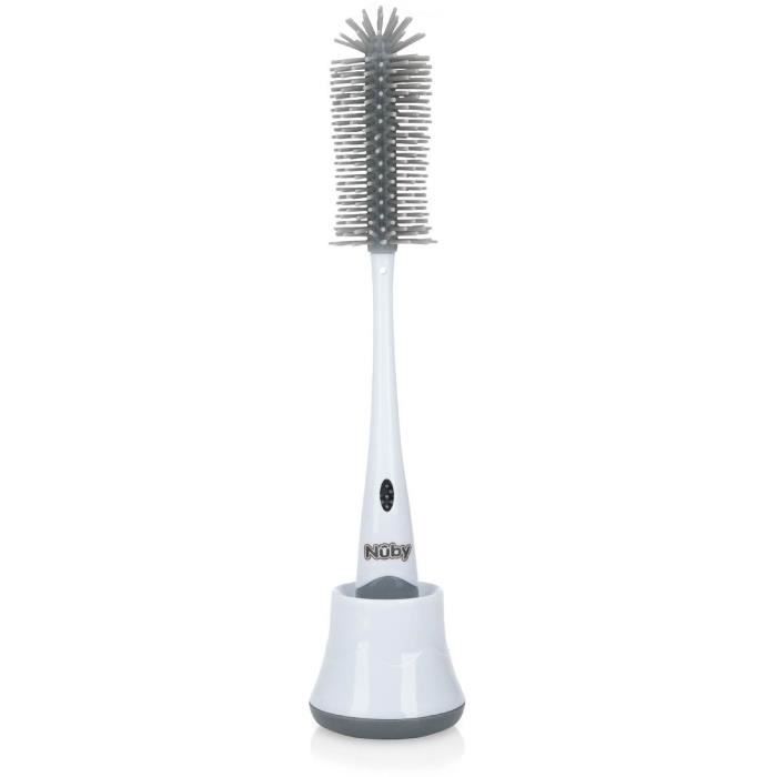 Cleaning Brush - Nuby - For 2-in-1 Bottle And Teat With Hygienic Holder
