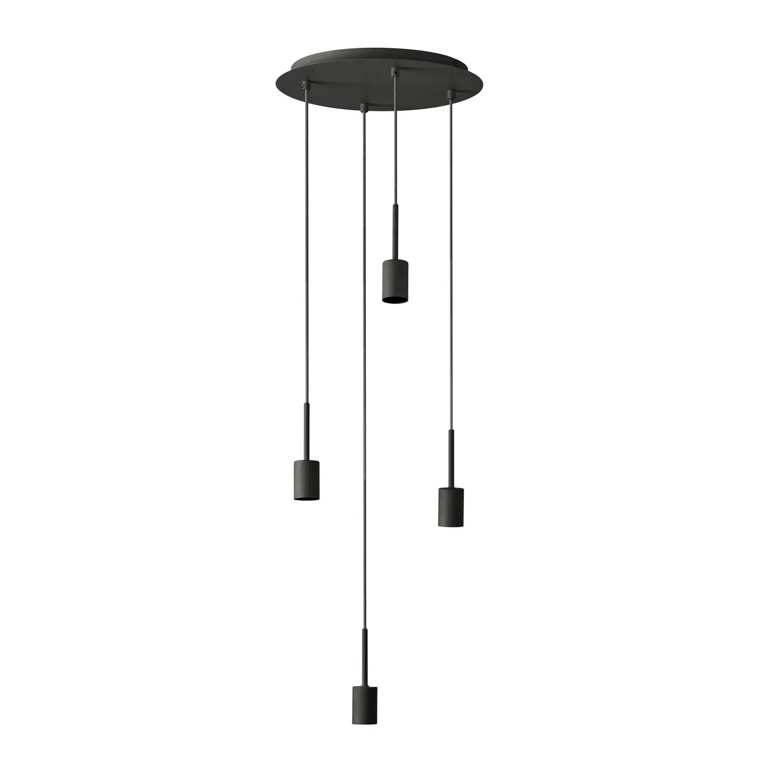 [neuwertig] B-ware Osram Pendelleuchte Hängelampe Decor Needle Plate Anthrazit 4 Flammig E27 Led860
