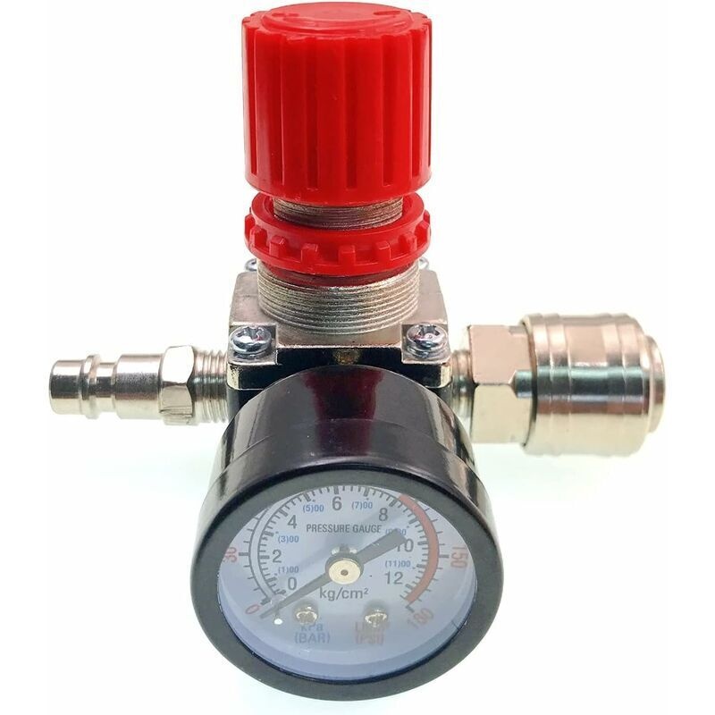 1/4 Pt Luftkompressor-druckregler – Maximaler Druck 140 Psi – Einfach Zu Installierendes Steuerventil – Für Professionelle Kompressoren