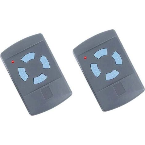 Enowelir Télécommande Garage 868 Mhz 4 Boutons Bleue Compatible Hormann Hs4 Hsm2 Hsp4 Hs1 Tubauto, Lot De 2