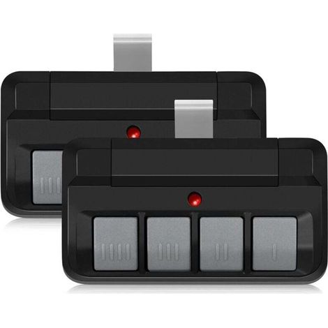 Paquet De 2 Télécommandes Garage Apprentissage À Distance Compatible 894lt Remplace 811lm 61lm 361lm