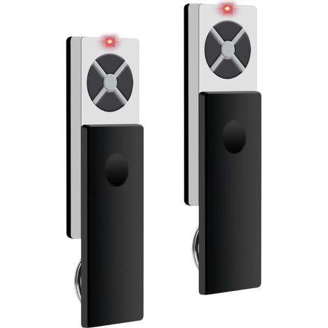 Lot De 2 Télécommandes D'Ouvre-porte De Garage Compatibles Avec Chamberlain Pour Tx2ev Tx4ev Tx2evs Tx4evs Tx2rev Tx4rev Tx4uni Tx4uni Tx4runi Tx4unis, 4 Canaux, 433,92 Mhz