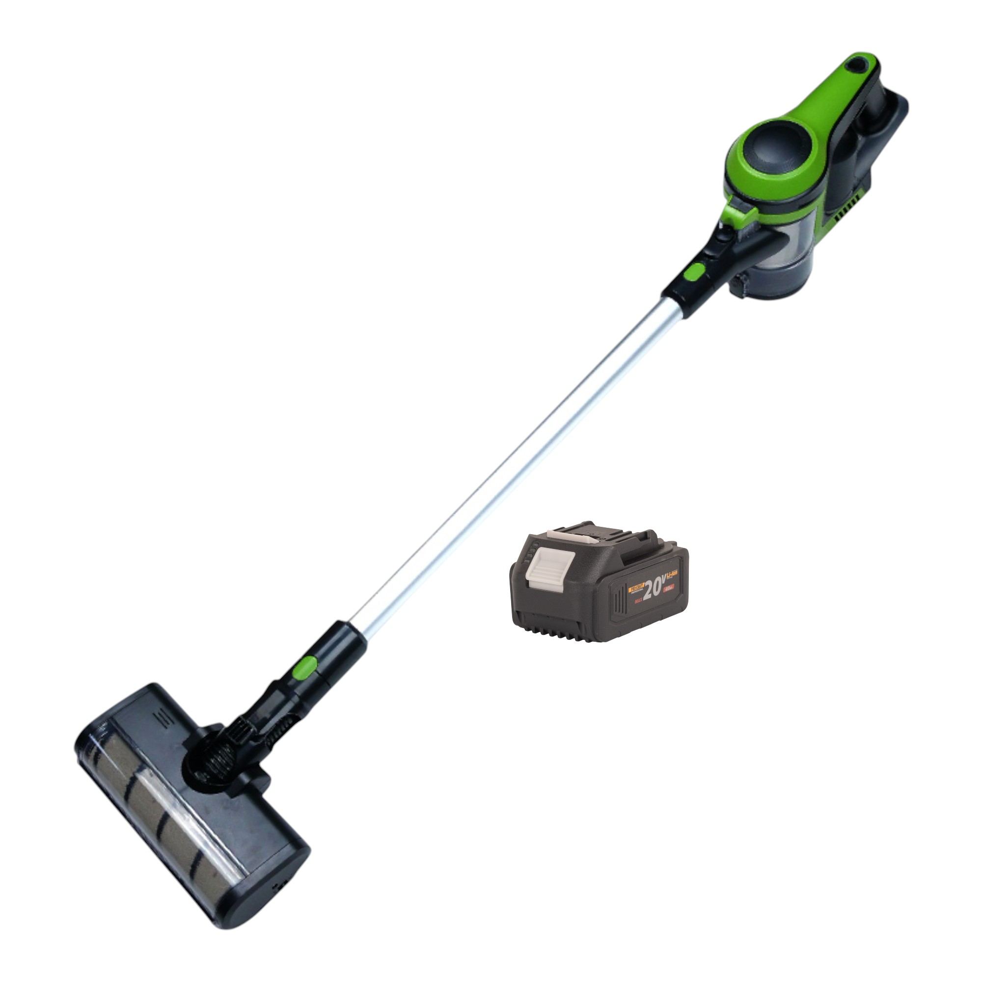 Procraft Vp30 Akku Stielstaubsauger 20 V 0,8 L Brushless + 1x Akku 4,0 Ah - Ohne Ladegerät