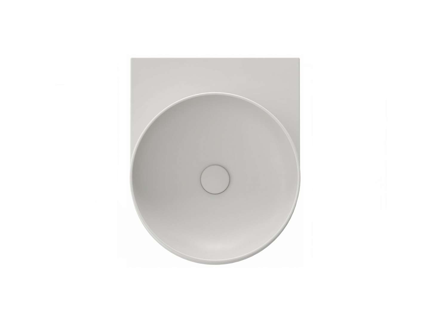 Ravak Yard - Waschtisch 41x50 Cm, Ohne Überlauf, Ohne Hahnloch, Smoke Grey Xjx0o040000