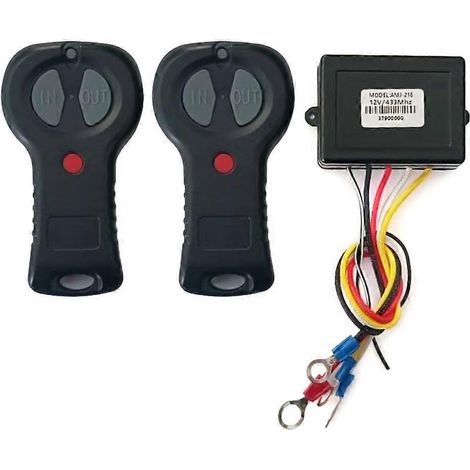 Télécommande Sans Fil Pour Treuil Électrique – Kit De Contrôle À Distance Pour Remorquage Camion, Suv Tout-terrain, Interrupteur Pratique.