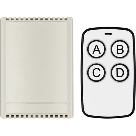 Récepteur Et Émetteur Universel 4ch 433mhz Pour Portes De Garage - Télécommande Fiable