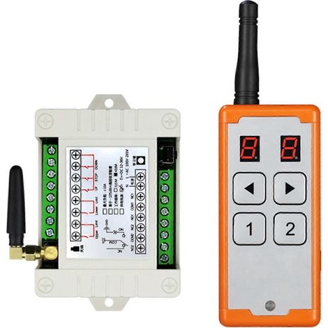 Télécommande Rf 12v-48v 4 Canaux, Émetteur-récepteur Relais 315/433 Mhz Pour Systèmes De Contrôle À Distance.