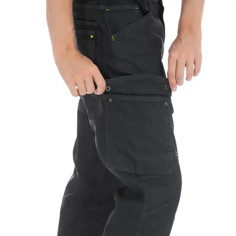 Hochwertige Graue Herren-arbeitshose Mit Tasche, Größe 52, Modernem Look