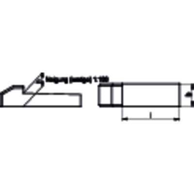Nasenkeile DIN 6887 Stahl C45+C blank ø12 60 x 8