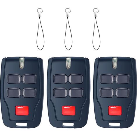 Télécommandes 4 Canaux 433.92 Mhz – Compatible Avec Systèmes De Porte De Garage De Chez Bft Mitto B Rcb04 R1 / Rcb02 / Cool C4 – Remplacement Idéal (3)