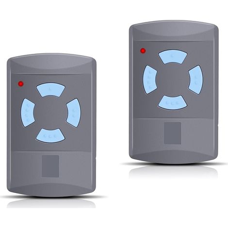 Lot De 2 Émetteurs Manuels - Télécommande De Rechange Pour Porte De Garage 868 Mhz - Compatible Avec Hsm4-868, Télécommande, Porte De Garage