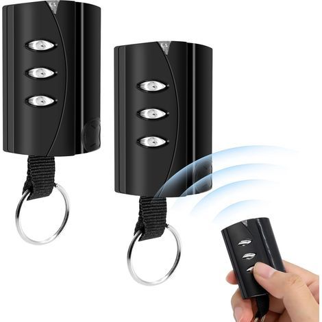 433,92mhz Telecommande Only Compatible Avec Pujol Vario,3 Canaux Télécommande Porte De Garage,rolling Code, Lot De 2