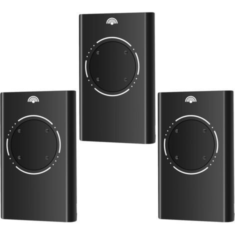 Émetteurs De Portail 868 Mhz À 4 Canaux – Compatibles Avec Les Modèles Xt4 868 Slh Lr, Xt2 868 Slh Lr, Xt4/xt2 868 Slh - Noir (3)