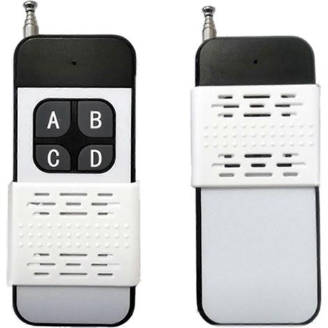 Interrupteur À Distance Sans Fil Rf 433 Mhz Pour Porte De Garage À 4 Touches Ev1527--