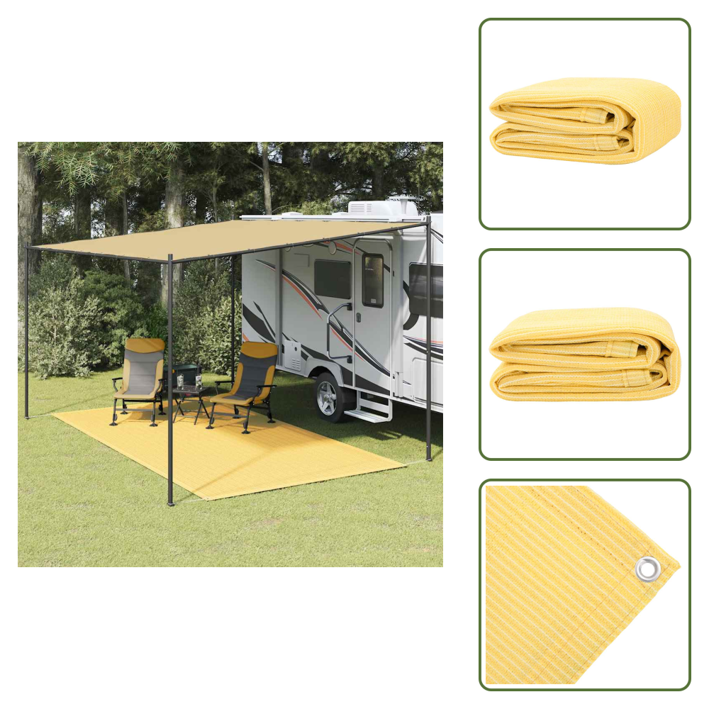 Terrasse - Vidaxl Zeltteppich 250x350 Cm Beige - Außenbereich