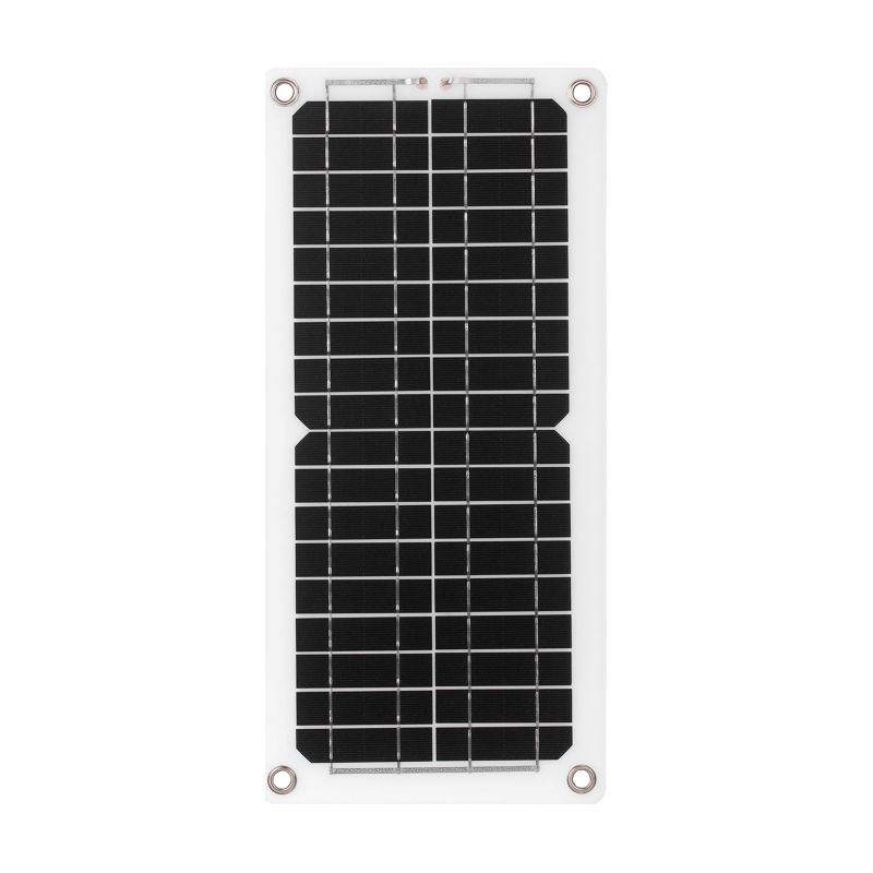 12w 12v Solarmodul-set Mit Laderegler, Usb-anschluss, Netzunabhängigem Monokristallinem Modul Und Sae-anschlusskabel Für Wohnmobile, Autos, Boote Und Maritime Anwendungen.