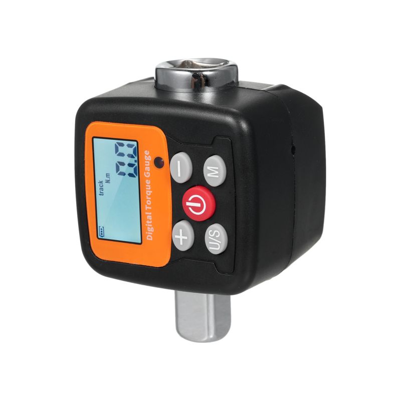 Digitaler Drehmomentschlüssel Enc-200 Mit Display, Drehmomentprüfer, 1/2"-antrieb Und 3/8"- Sowie 1/4"-adaptern Im Lieferumfang Enthalten, Akustischer Und Optischer Alarm, Hohe Genauigkeit, 4 Drehmome