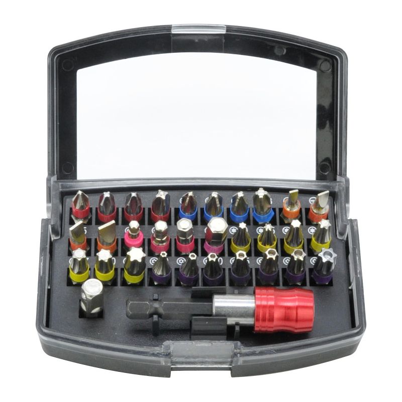 Irovami 32-teiliges Schraubendreher-bit-set, S2-stahl – 1/4″ Schaft, Schnellwechsel-bithalter, Phillips/torx/sechskant – Ideal Für Heimwerker, Elektronik Und Werkstätten
