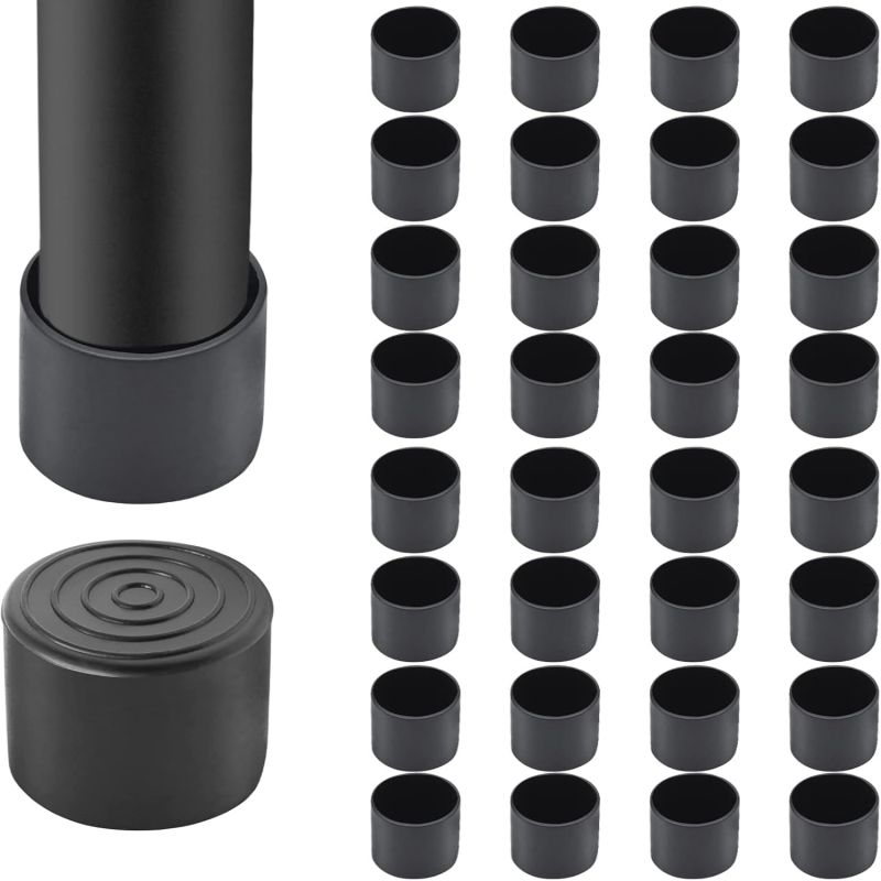 Set Mit 32 Pvc-stuhlbeinkappen, 22 Mm – Schützt Böden, Reduziert Geräusche, Passend Für Runde Rohre