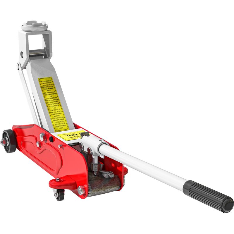 2-tonnen-hydraulikwagenheber, Flach, 12 Cm, 12–30 Cm, Für Pkw, Suv, Garage – Schwenkräder Mit Schutz