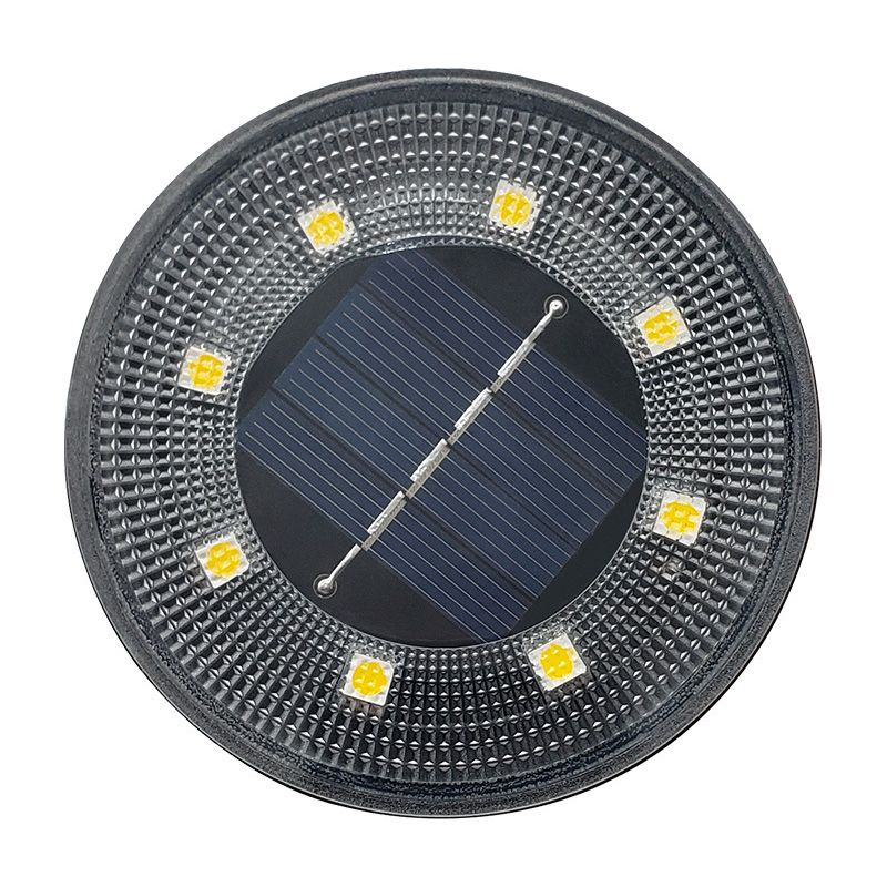 Wasserdichte Solarleuchten Für Den Außenbereich, Geeignet Für Gartentreppen, Rasen Und Garten, Zum Eingraben, Schwarz (1 Stück)