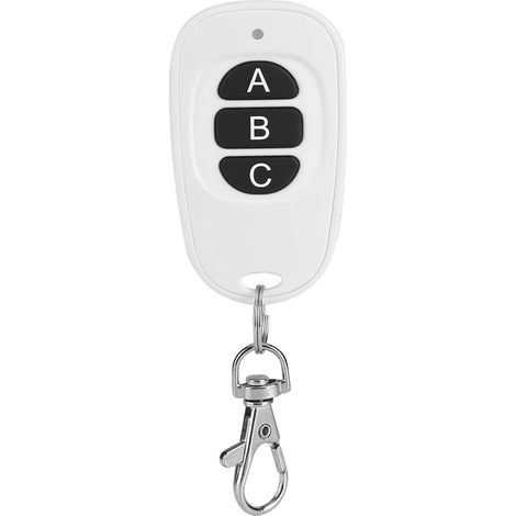 1 Télécommande 433 Mhz, Contrôleur Rf 3 Canaux, Émetteur Sans Fil Pour Portail Volet Garage