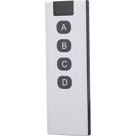 Télécommande Universelle 4 Canaux Silicone, Longue Portée Haute Précision 433mhz Pour Portail Et Garage
