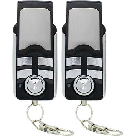 Lot De 2 Télécommandes De Porte De Garage 868 Mhz Bs Hse2-868-bs