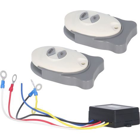 Télécommande Treuil Bateau Sans Fil, Émetteur Récepteur Ancrage, Contrôle Voile Équipement Nautique