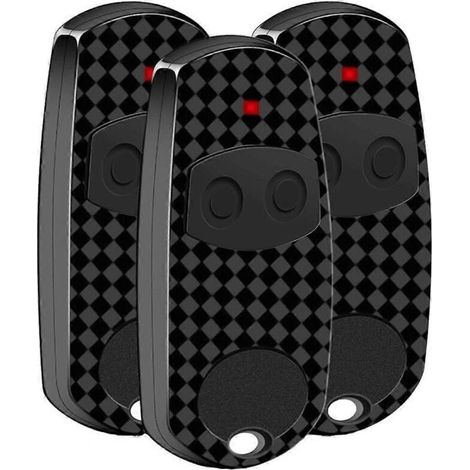 Lot De 3 Télécommandes De Porte De Garage Pour Top-432ee, 433,92 Mhz