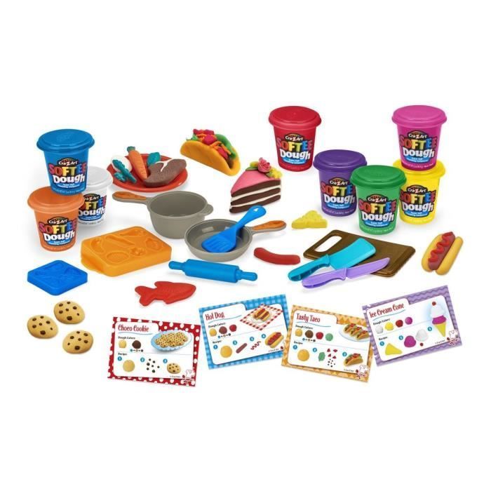 Lexibook - Super Chef Soft And Moldable Modeling Clay Kit