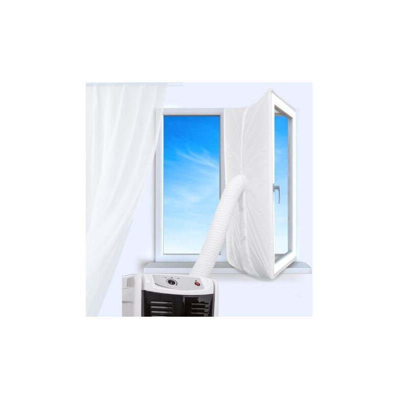 300 Cm Dichtungsgewebe Für Klimaanlagen – Wärmedämmung Für Fenster Und Türen – Einfache Montage – Kompatibel Mit Mobilen Klimageräten