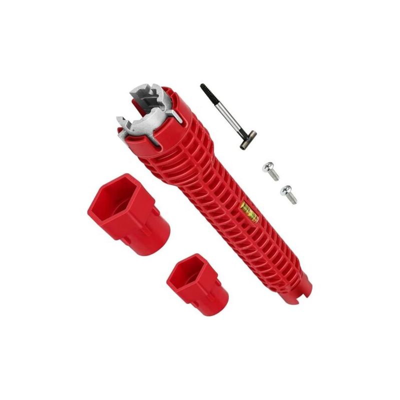 Multifunktionaler Spülbeckenschlüssel, 8-in-1-wasserhahnschlüssel, Rohrschlüssel, Für Küche, Bad, Sanitärinstallationen, Wasserhahnreparatur, Wasserhahnschlüssel Für Spülbecken.